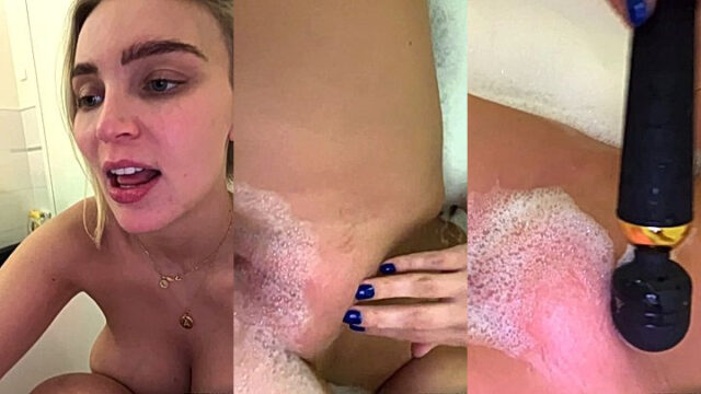 Big tits Alexisshv gets wet in the bath! Onlyfans nude