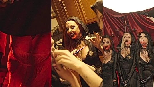 Jessica Nigri teasing as witch goth girls