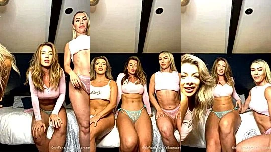 Eliza rose watson three fit babes in webcam