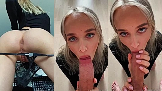 Yambogdini sucking a huge white cock