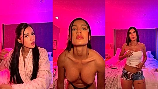 Hanna Miller masturbation in the red room