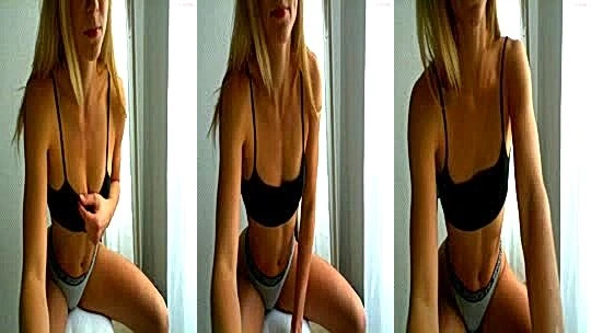 Leolulu pussy play on a chair