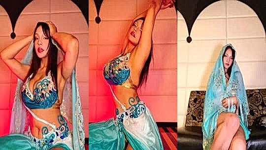 PattieCosplay sexy teasing as jasmine cosplay