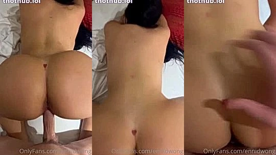 EnnidWong riding cock with her huge ass