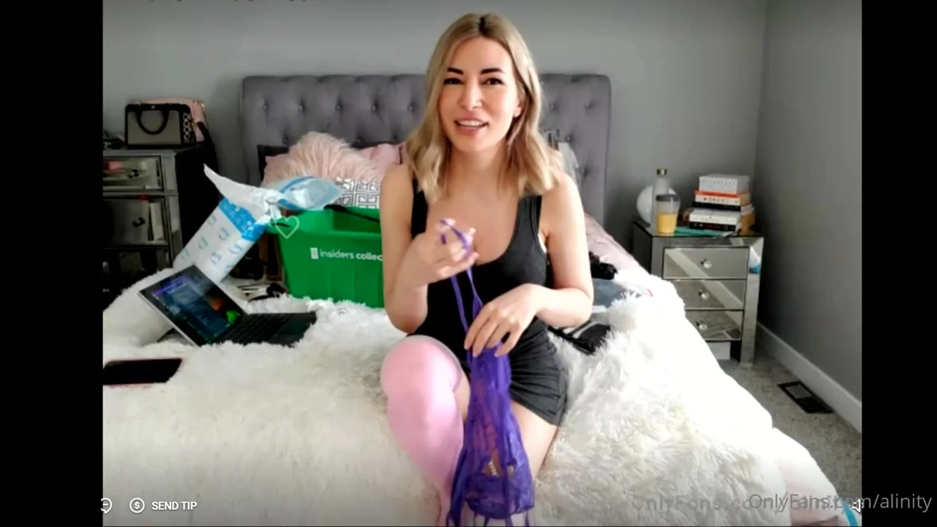 Alinity sexy lingerie try-on-haul