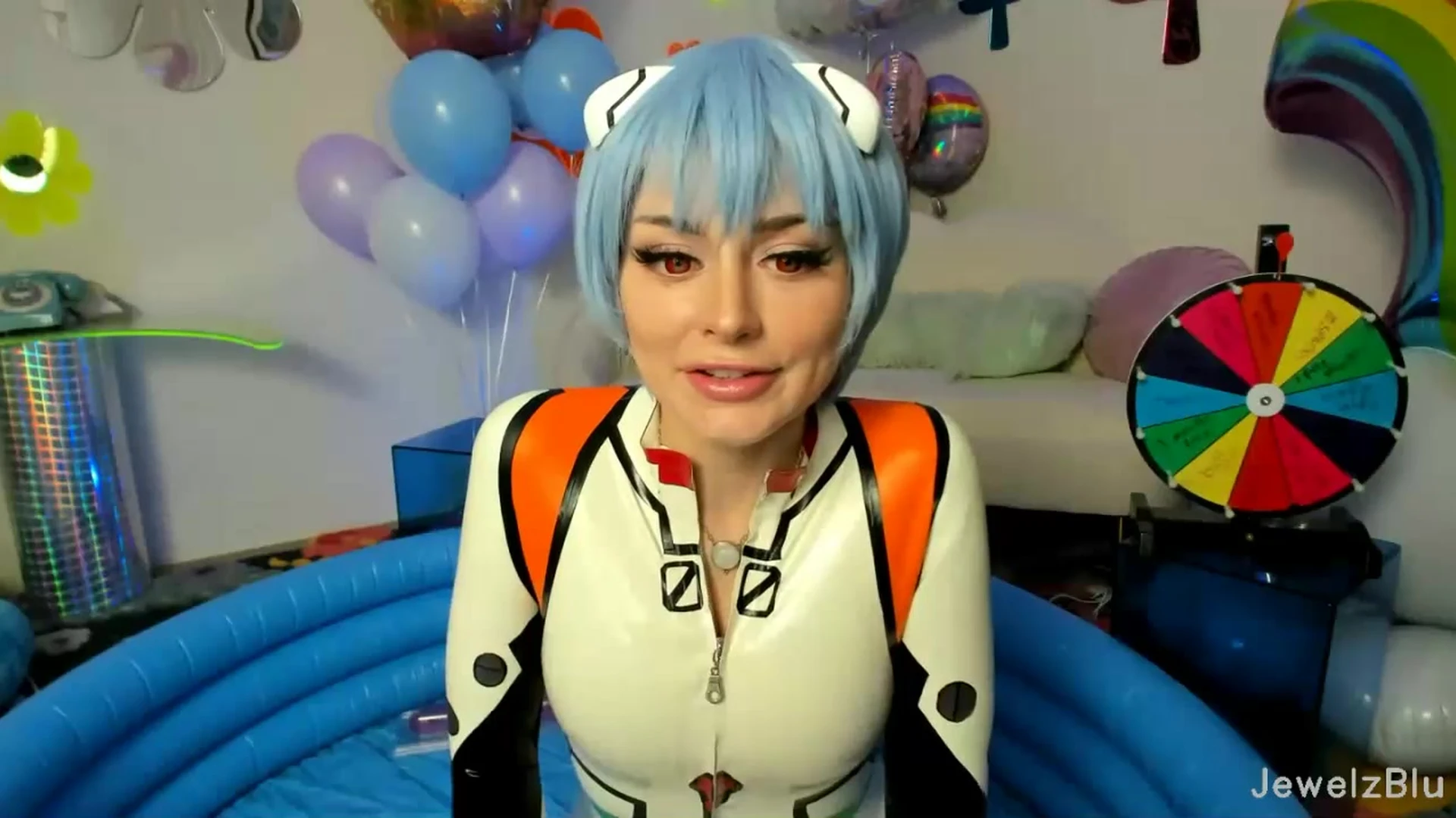 horny babe Jewelz blu masturbation as evangelion cosplay