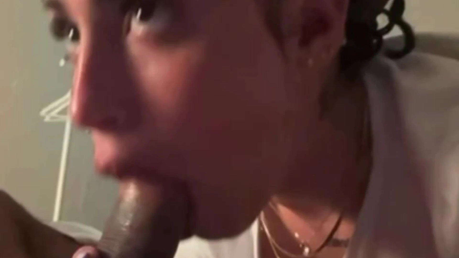 Angela Alvarez sucking cock pov